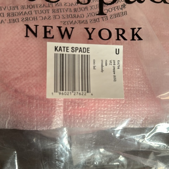 Kate Spade Rosie canvas crossbody pink peppe NWT - Picture 10 of 13